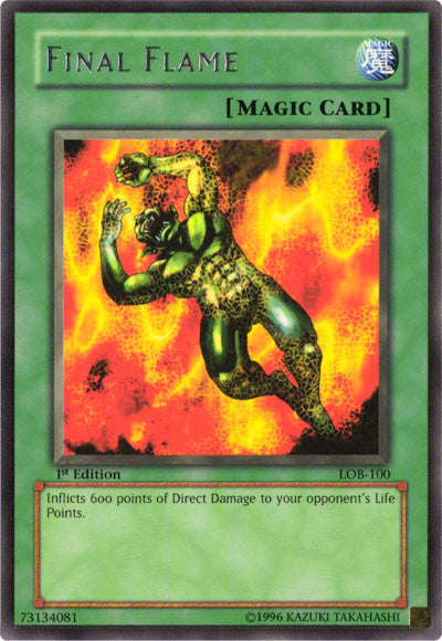 Final Flame [LOB-100] Rare | Exor Games Bridgewater