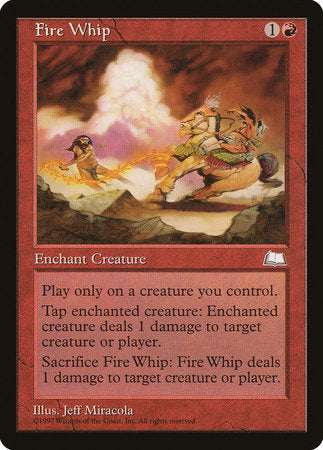 Fire Whip [Weatherlight] | Exor Games Bridgewater