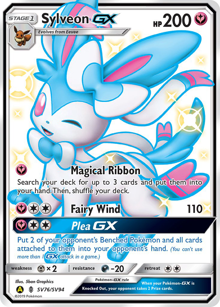 Sylveon GX (SV76/SV94) [Sun & Moon: Hidden Fates - Shiny Vault] | Exor Games Bridgewater