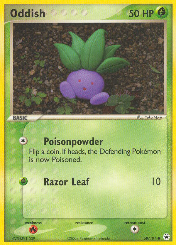 Oddish (68/101) [EX: Hidden Legends] | Exor Games Bridgewater