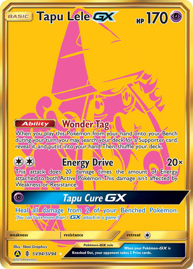 Tapu Lele GX (SV94/SV94) [Sun & Moon: Hidden Fates - Shiny Vault] | Exor Games Bridgewater