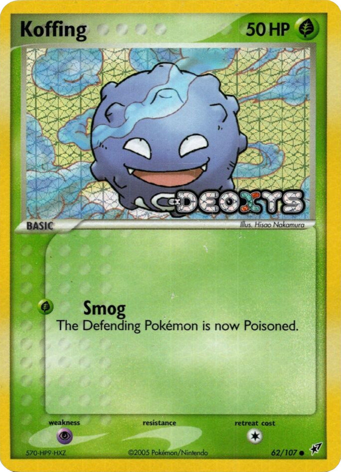 Koffing (62/107) (Stamped) [EX: Deoxys] | Exor Games Bridgewater