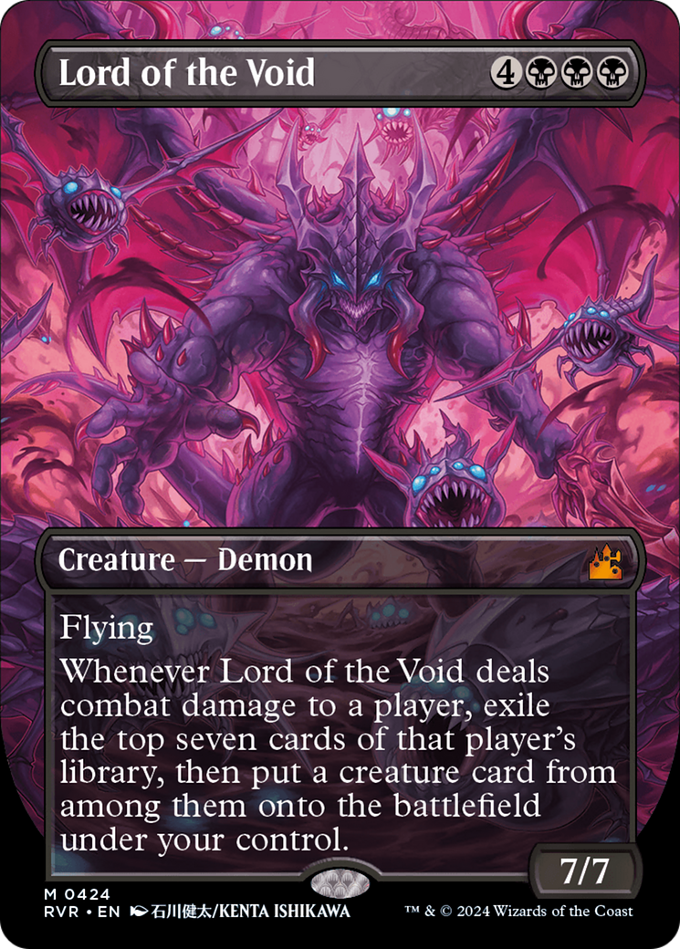 Lord of the Void (Anime Borderless) [Ravnica Remastered] | Exor Games Bridgewater