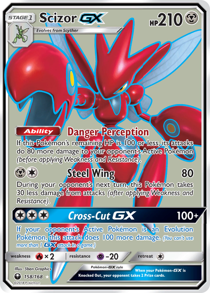 Scizor GX (158/168) [Sun & Moon: Celestial Storm] | Exor Games Bridgewater