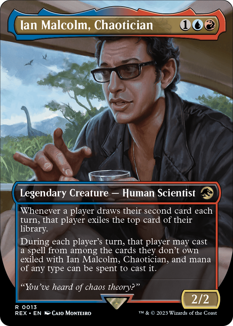 Ian Malcolm, Chaotician (Borderless) [Jurassic World Collection] | Exor Games Bridgewater