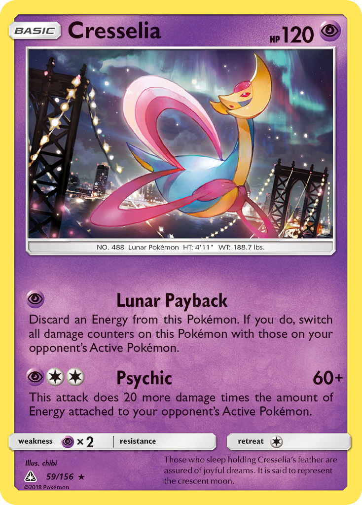 Cresselia (59/156) [Sun & Moon: Ultra Prism] | Exor Games Bridgewater