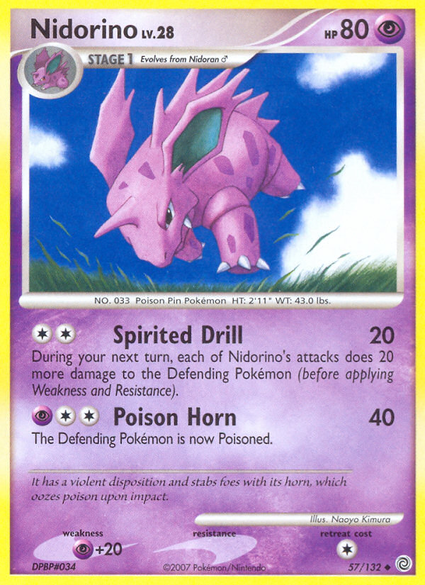 Nidorino (57/132) [Diamond & Pearl: Secret Wonders] | Exor Games Bridgewater