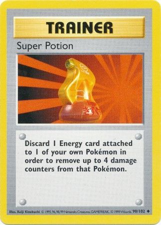 Super Potion (90/102) [Base Set Shadowless Unlimited] | Exor Games Bridgewater