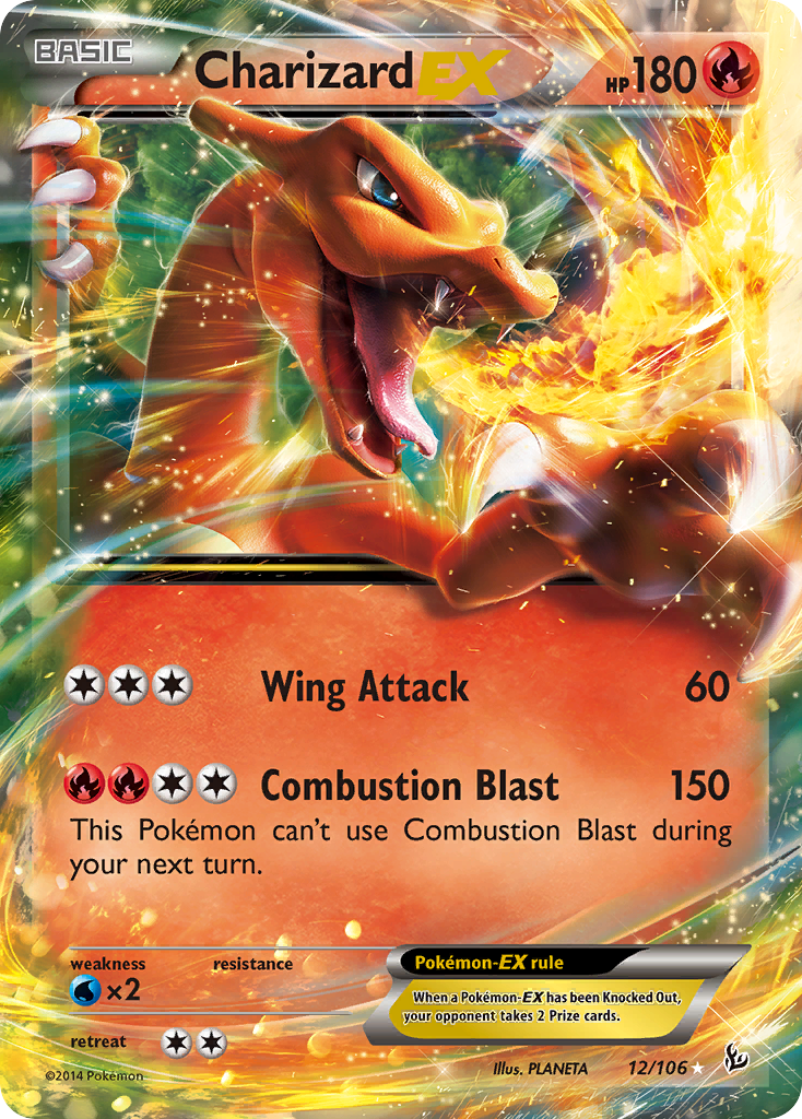 Charizard EX (12/106) [XY: Flashfire] | Exor Games Bridgewater