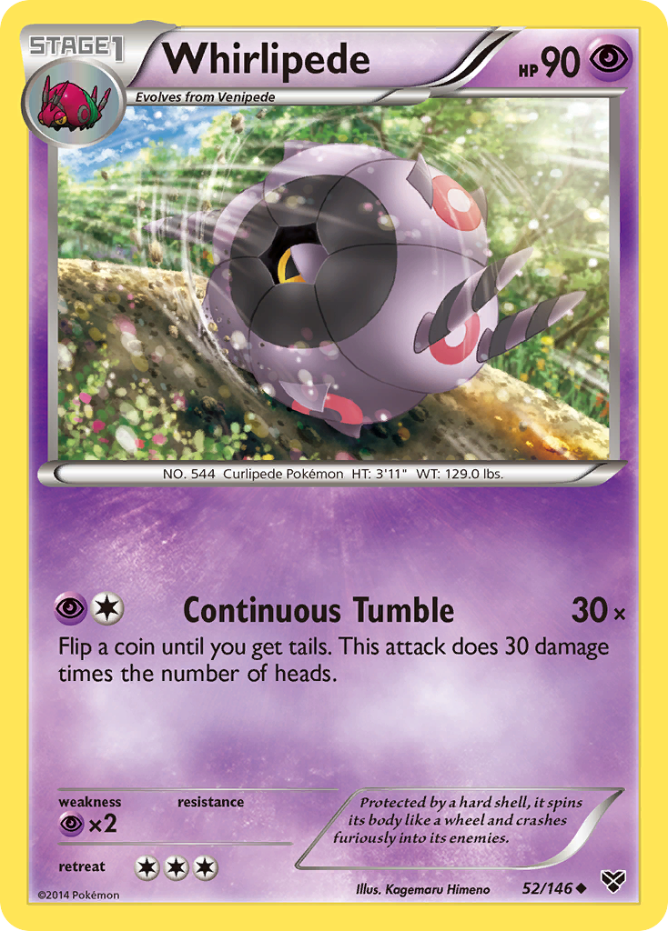 Whirlipede (52/146) [XY: Base Set] | Exor Games Bridgewater