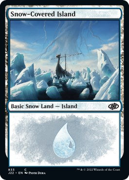 Snow-Covered Island [Jumpstart 2022] | Exor Games Bridgewater