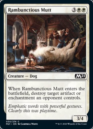 Rambunctious Mutt [Core Set 2021] | Exor Games Bridgewater