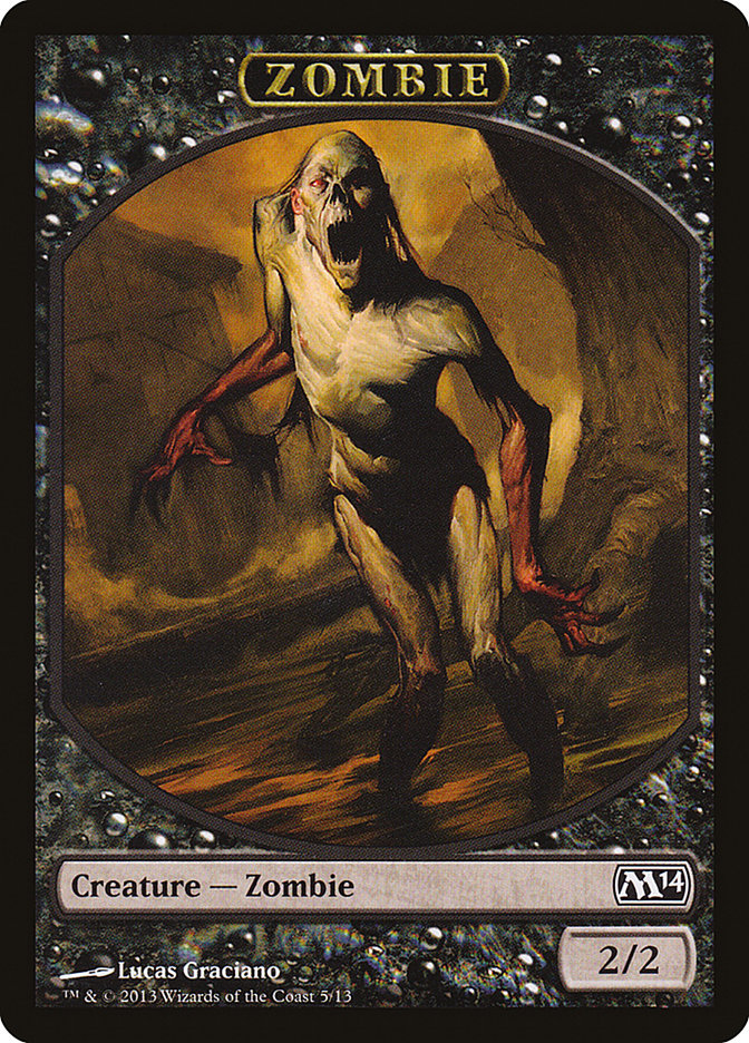 Zombie [Magic 2014 Tokens] | Exor Games Bridgewater