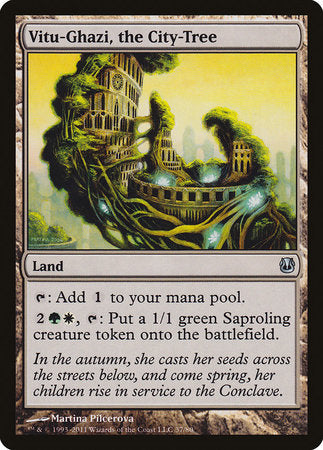 Vitu-Ghazi, the City-Tree [Duel Decks: Ajani vs. Nicol Bolas] | Exor Games Bridgewater