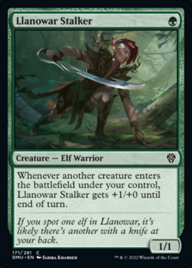 Llanowar Stalker [Dominaria United] | Exor Games Bridgewater