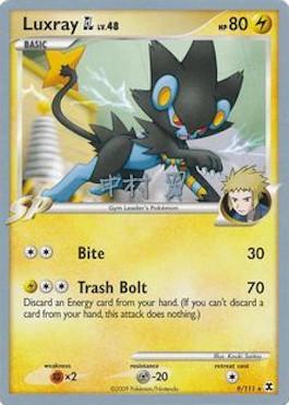 Luxray GL LV.48 (9/111) (Crowned Tiger - Tsubasa Nakamura) [World Championships 2009] | Exor Games Bridgewater