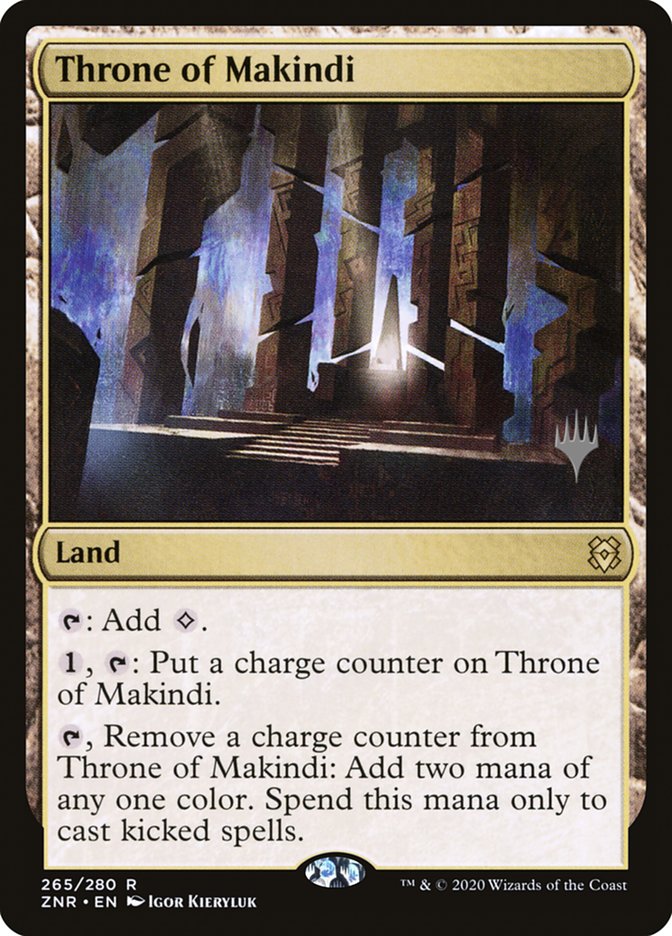 Throne of Makindi (Promo Pack) [Zendikar Rising Promos] | Exor Games Bridgewater