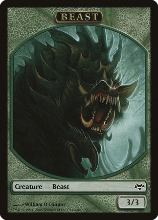 Beast Token [Eventide Tokens] | Exor Games Bridgewater