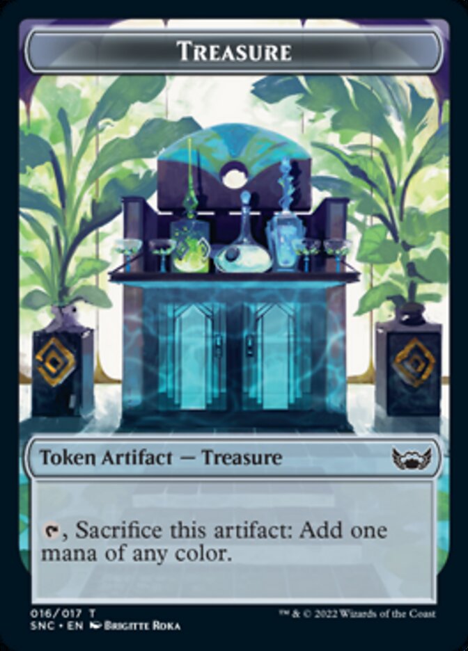 Treasure (016) // Angel Double-sided Token [Streets of New Capenna Tokens] | Exor Games Bridgewater