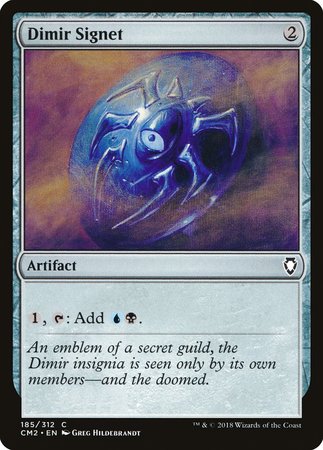 Dimir Signet [Commander Anthology Volume II] | Exor Games Bridgewater