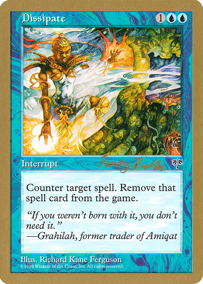 Dissipate (Randy Buehler) [World Championship Decks 1998] | Exor Games Bridgewater