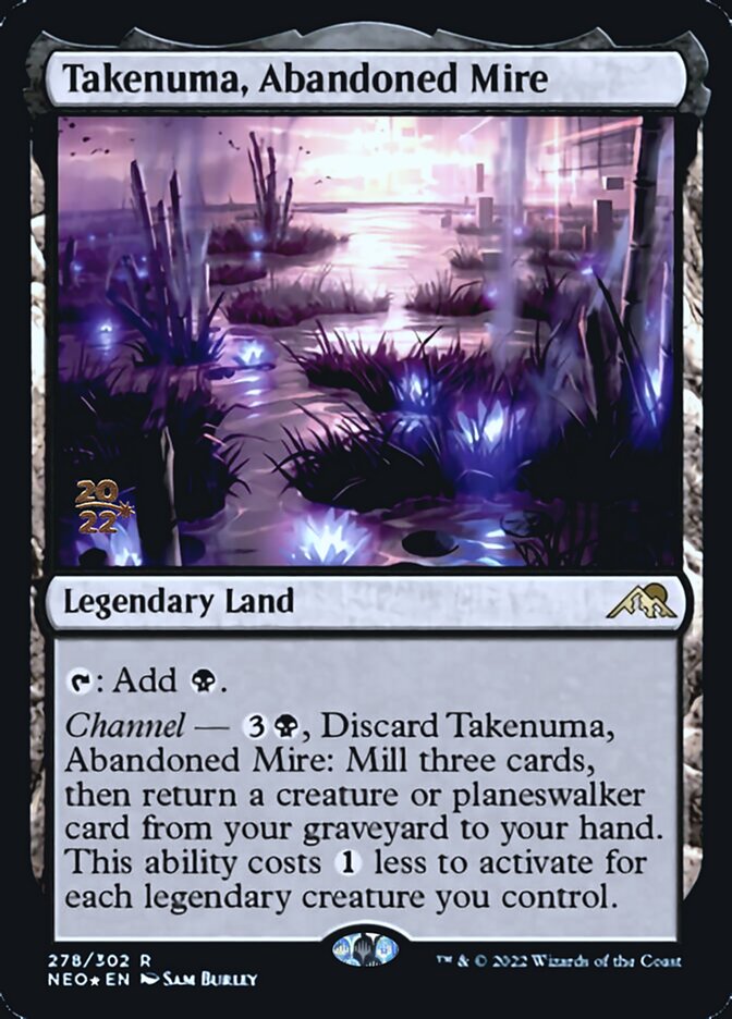 Takenuma, Abandoned Mire [Kamigawa: Neon Dynasty Prerelease Promos] | Exor Games Bridgewater