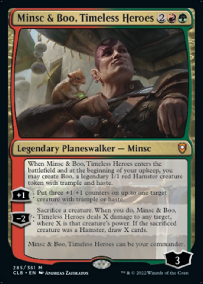 Minsc & Boo, Timeless Heroes [Commander Legends: Battle for Baldur's Gate] | Exor Games Bridgewater