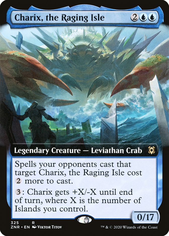 Charix, the Raging Isle (Extended Art) [Zendikar Rising] | Exor Games Bridgewater