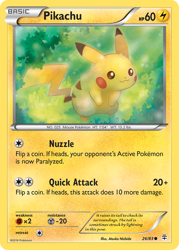 Pikachu (26/83) [XY: Generations] | Exor Games Bridgewater