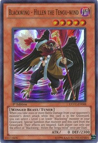 Blackwing - Hillen the Tengu-wind [EXVC-EN008] Super Rare | Exor Games Bridgewater