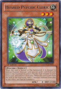 Hushed Psychic Cleric [EXVC-EN027] Rare | Exor Games Bridgewater