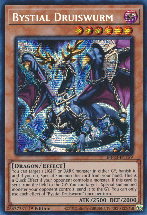 Bystial Druiswurm [MP23-EN159] Prismatic Secret Rare | Exor Games Bridgewater