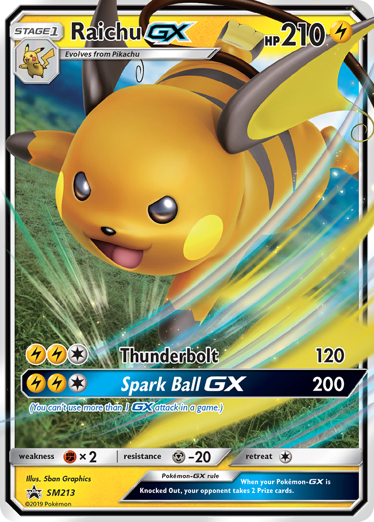 Raichu GX (SM213) [Sun & Moon: Black Star Promos] | Exor Games Bridgewater