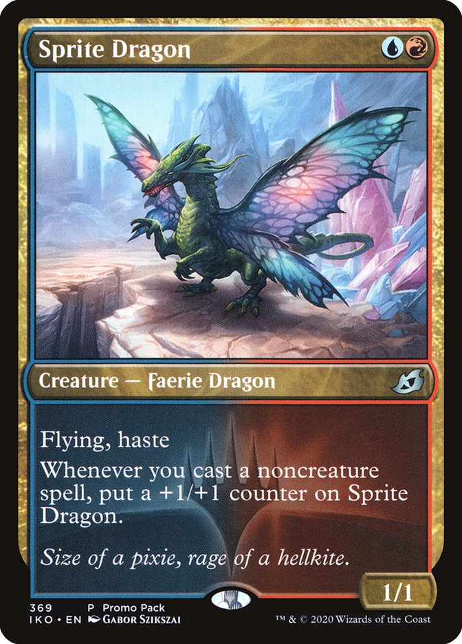 Sprite Dragon (Promo Pack) [Ikoria: Lair of Behemoths Promos] | Exor Games Bridgewater