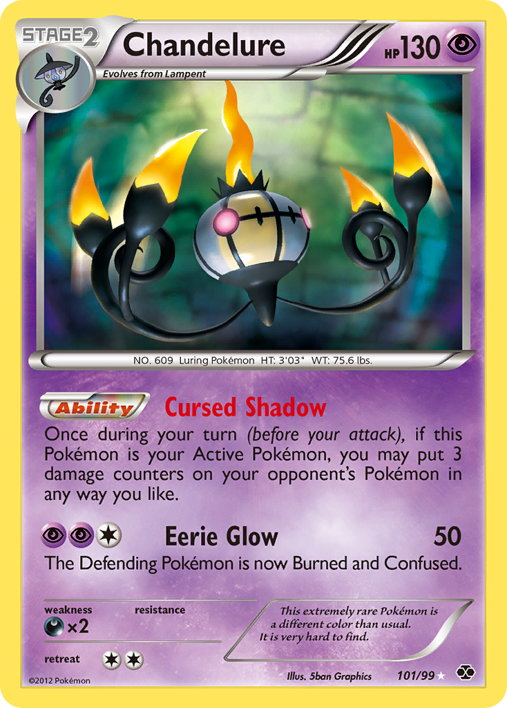 Chandelure (101/99) [Black & White: Next Destinies] | Exor Games Bridgewater