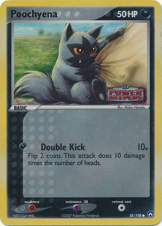 Poochyena (58/108) (Stamped) [EX: Power Keepers] | Exor Games Bridgewater