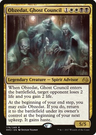 Obzedat, Ghost Council [Modern Masters 2017] | Exor Games Bridgewater