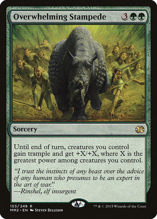 Overwhelming Stampede [Modern Masters 2015] | Exor Games Bridgewater