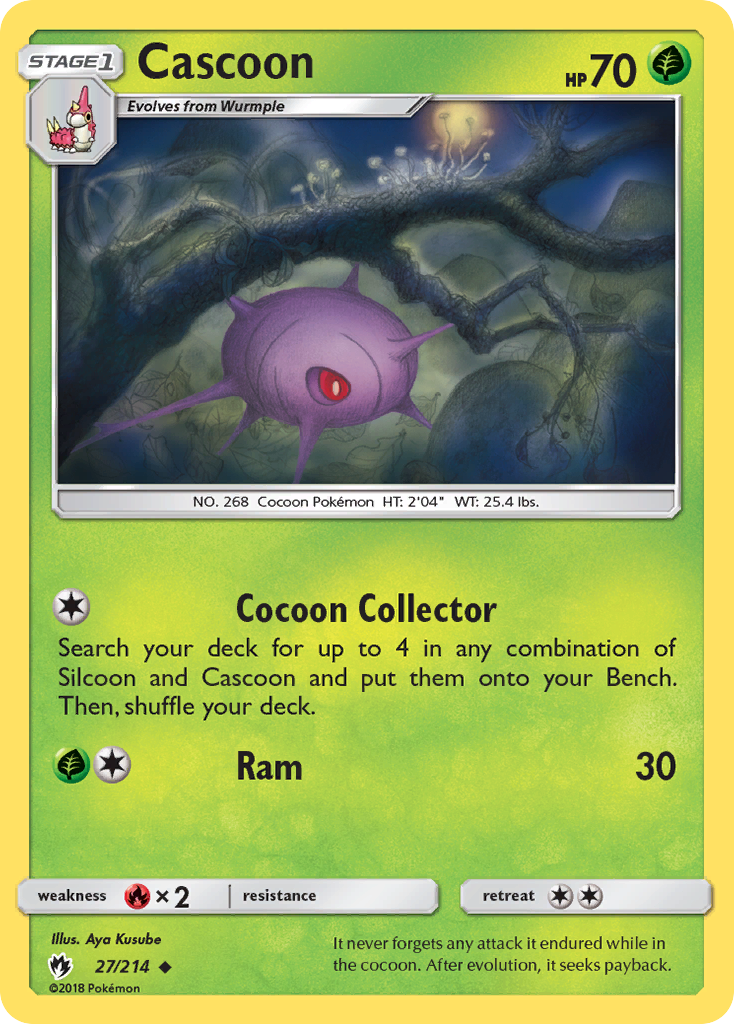 Cascoon (27/214) [Sun & Moon: Lost Thunder] | Exor Games Bridgewater