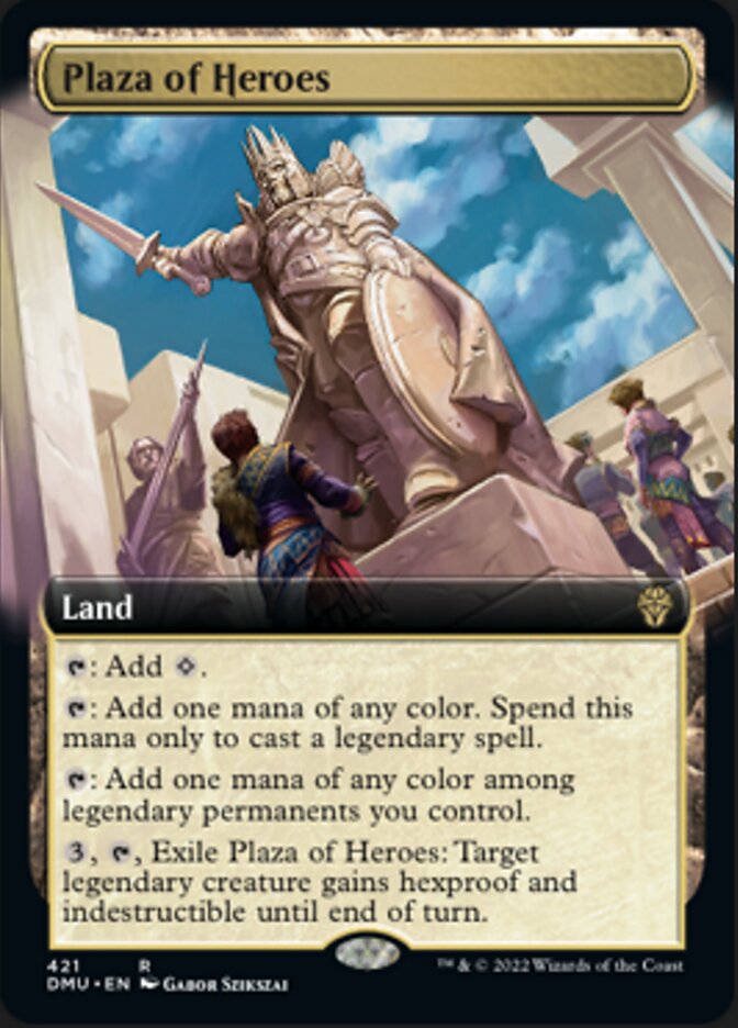 Plaza of Heroes (Extended Art) [Dominaria United] | Exor Games Bridgewater