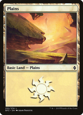 Plains (252) [Battle for Zendikar] | Exor Games Bridgewater