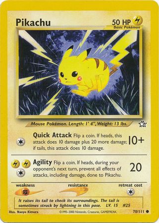 Pikachu (70/111) [Neo Genesis Unlimited] | Exor Games Bridgewater