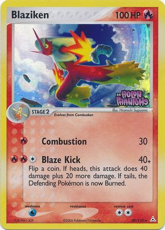 Blaziken (20/110) (Stamped) [EX: Holon Phantoms] | Exor Games Bridgewater