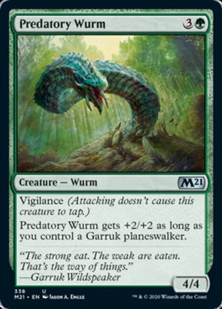 Predatory Wurm [Core Set 2021] | Exor Games Bridgewater