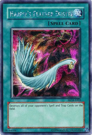 Harpie's Feather Duster [WC4-E003] Prismatic Secret Rare | Exor Games Bridgewater