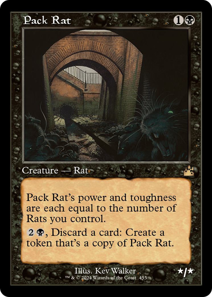 Pack Rat (Retro Frame) [Ravnica Remastered] | Exor Games Bridgewater