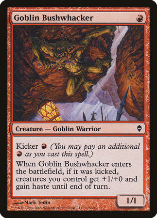 Goblin Bushwhacker [Zendikar] | Exor Games Bridgewater