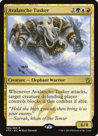 Avalanche Tusker [Khans of Tarkir] | Exor Games Bridgewater