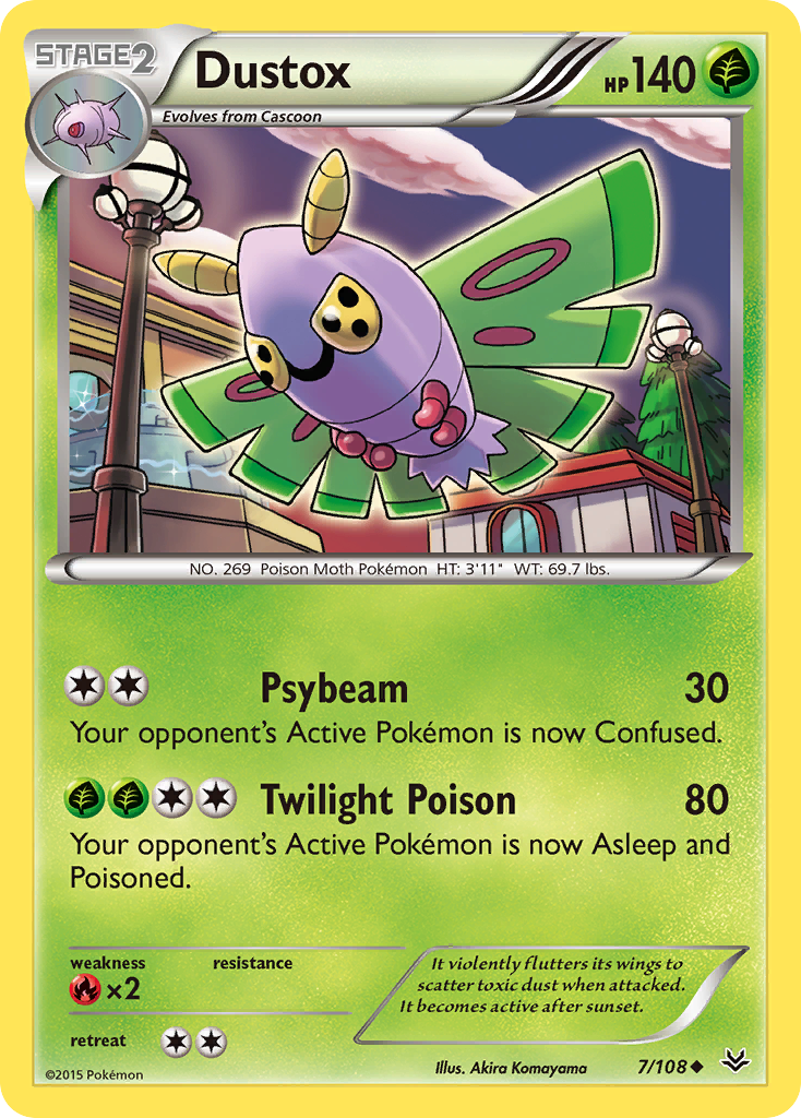 Dustox (7/108) [XY: Roaring Skies] | Exor Games Bridgewater