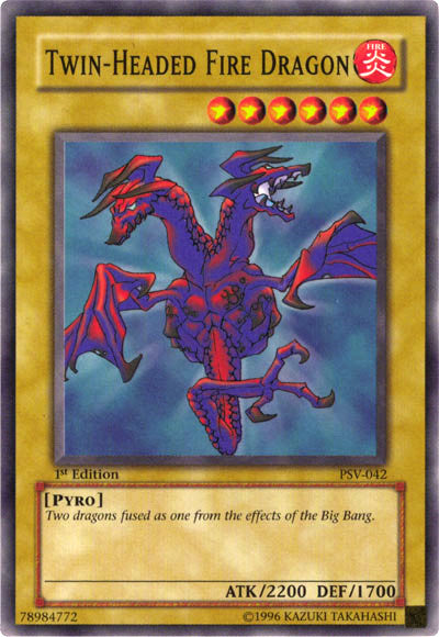 Twin-Headed Fire Dragon [PSV-042] Common | Exor Games Bridgewater